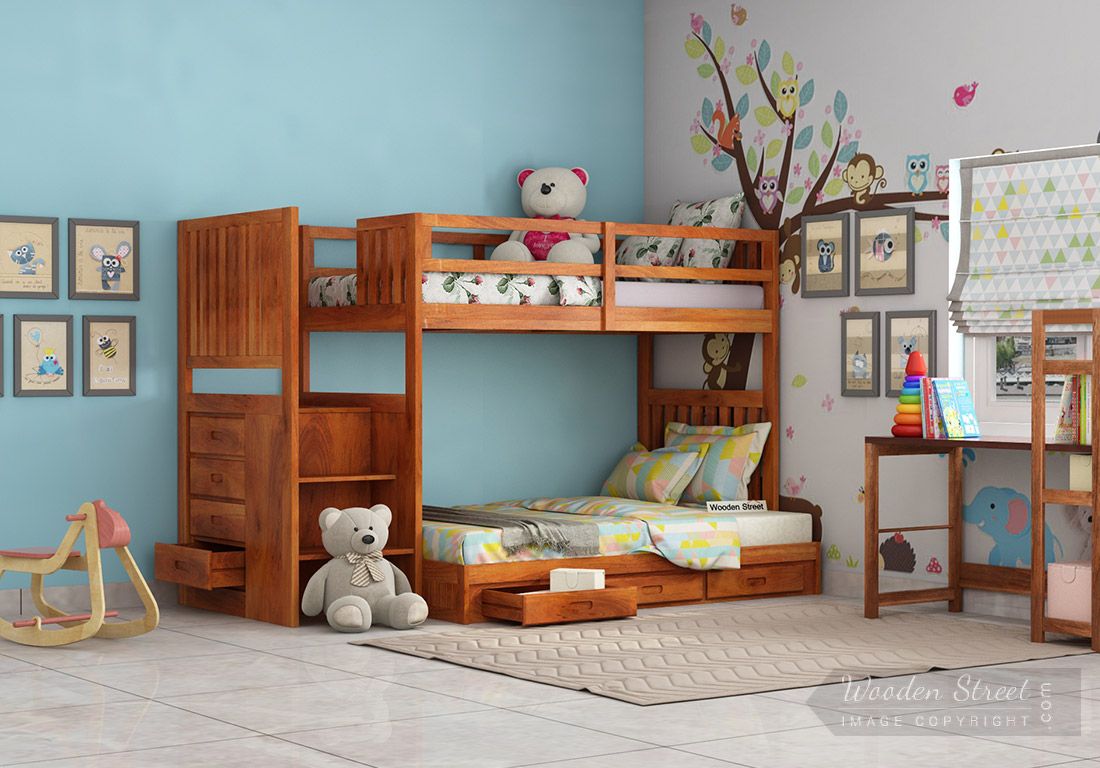 Kids Bedroom Design with Innovative Modular Furniture