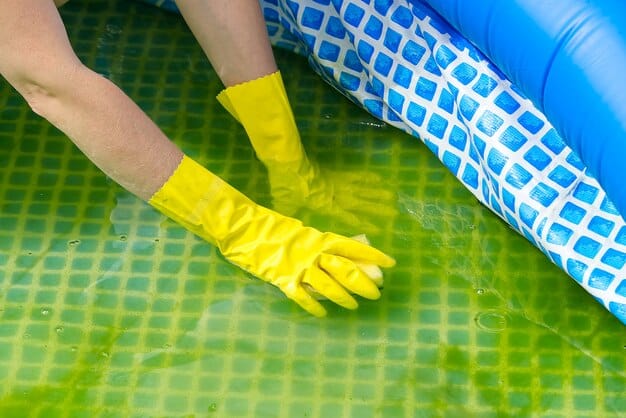 How to Clean an Empty Pool with Algae