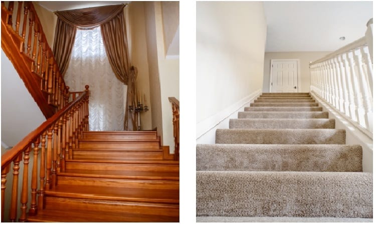 Choosing the Path Carpet vs. Wood Stairs – A Comprehensive Guide