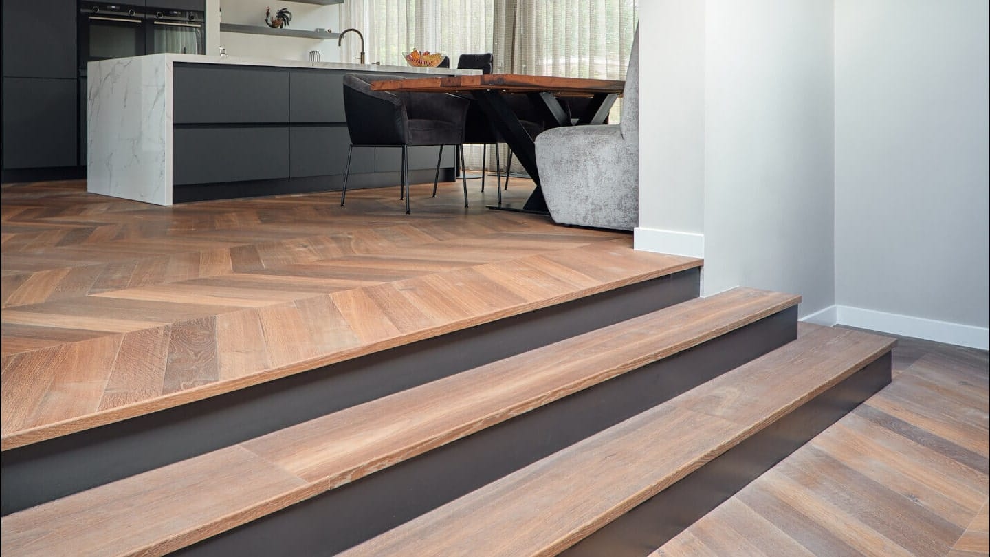 Harmony in Contrast Designing with Hardwood Floors of Different Colors Than Stairs