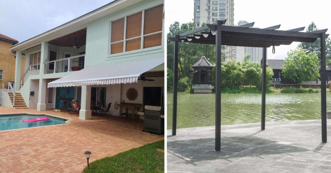 Exploring the Differences Between Pergolas and Awnings